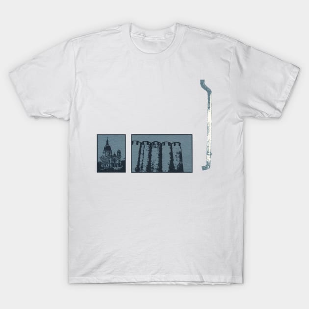 Minneapolis Series II - Blue T-Shirt by ellenmueller